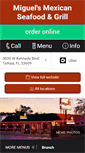 Mobile Screenshot of miguelscafe.com